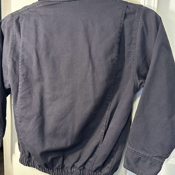 Bulwark Protective Apparel Flame Resistant Jacket Size M-RG Navy Blue - Picture 8 of 8